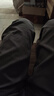 班尼路（Baleno）褲子男夏季運(yùn)動(dòng)冰絲高街美式潮流垂感青少年休閑黑色純色速干褲 曬單實(shí)拍圖