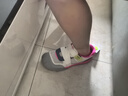 天美意（TEENMIX）天美意童鞋2025夏季新款女童軟底網(wǎng)面透氣包頭輕便戶外運(yùn)動(dòng)休閑鞋 米紅色 34 曬單實(shí)拍圖