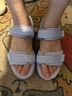 斯凱奇（SKECHERS）七夕禮物涼鞋女士夏季運動休閑鞋外穿透氣沙灘鞋軟底涼拖鞋119823 曬單實拍圖