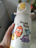 皇寵兒童保溫杯小學(xué)生直飲大容量水杯吸管杯外出水壺二合一550ml+杯套 曬單實(shí)拍圖