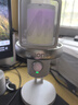 閃克 麥克風電腦無線收音麥游戲直播唱歌k歌錄音降噪AI變音手機話筒臺式桌面麥克風Horcus同款閃客dm40 DM40Pro白-雙支架款(贈10種變聲角色) 曬單實拍圖