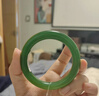 京鑒新疆和田玉菠菜綠碧玉手鐲正圈碧玉手鐲老料旺夫玉鐲子玉石附證書 碧玉手鐲 內(nèi)徑53 曬單實(shí)拍圖