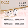 老鳳祥S925銀幾何水滴耳釘女款輕奢小眾養(yǎng)耳七夕情人節(jié)禮物送女朋友老婆 925銀*時(shí)尚水滴耳釘【品牌禮盒】 曬單實(shí)拍圖
