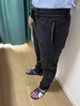羅蒙（ROMON）雪尼爾男士休閑長褲秋冬款寬松燈芯絨褲子冬季加厚運(yùn)動(dòng)加絨褲 6039【秋冬厚款】黑灰 2XL 曬單實(shí)拍圖