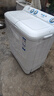 海爾（Haier）雙桶洗衣機(jī)半自動(dòng) 家用大件洗 12公斤大容量 一級(jí)能效省水電 以舊換新 雙缸 原廠品質(zhì)XPB120-81D2 曬單實(shí)拍圖