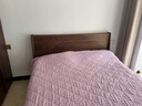 尋木之旅 實(shí)木床北美黑胡桃木床臥室北歐雙人床1.5米/1.8米床氛圍燈懸浮床 1.5m單床 曬單實(shí)拍圖