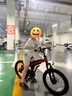 九號（Ninebot）兒童自行車4-8歲單車鋁合金山地學(xué)生紅色18寸適合身高115-145cm 曬單實(shí)拍圖