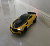 變形金剛（TRANSFORMERS）兒童玩具正版授權(quán)遙控汽車(chē)機(jī)器人男孩生日禮物大黃蜂三電版 曬單實(shí)拍圖