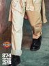 dickies874經(jīng)典款工裝褲男女同款直筒休閑長褲復(fù)古回潮易穿搭褲子 沙色 34 曬單實(shí)拍圖