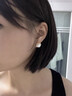 倪妮同款仿珍珠耳釘2025新款氣質(zhì)百搭耳環(huán)女生高級感輕奢小眾耳飾 耳釘 925銀針一對 曬單實(shí)拍圖