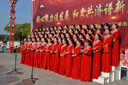 新款金絲絨演出服女長(zhǎng)裙成人獨(dú)唱現(xiàn)代中老年合唱團(tuán)指揮修身晚禮服 紅色【工廠直發(fā)】 S 曬單實(shí)拍圖