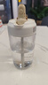 樂(lè )扣樂(lè )扣（LOCK&LOCK） 吸管杯水杯刻度水杯塑料果汁杯隨身咖啡杯便攜飲水杯COCO杯 雪山白550ml 曬單實(shí)拍圖