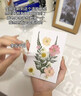 USER JOYdiy手工滴膠干花字母相框擺件辦公室床頭裝飾七夕情人節(jié)生日禮物 6寸胡桃木相框+全套材料+紫色花 普通款 曬單實拍圖