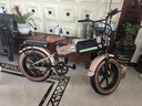 正步（ZB）復古山地肥胎電動(dòng)車(chē)自行車(chē)20寸鋰電鋁合金國標代步越野變速助力車(chē) 50-60KM/可折疊/7速/四連桿避震 曬單實(shí)拍圖