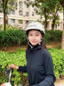 野馬（YEMA）3C認(rèn)證電動(dòng)車頭盔男女摩托車半盔夏季防曬雙鏡片0感天窗四季通用電瓶車安全帽370S 卡其白配極光短 曬單實(shí)拍圖