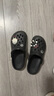 七色紡洞洞鞋男士EVA醫(yī)護(hù)士專用手術(shù)室戶外穿防滑情侶女涼拖鞋 黑 42-43 曬單實(shí)拍圖