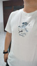 彪馬（PUMA）純棉寬松白色刺繡休閑短袖T恤男夏季圓領(lǐng)運動(dòng)上衣 627121 白-02 M (175/96A) 曬單實(shí)拍圖