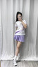 DUTRIEUX羽毛球服套裝男女速干衣情侶運(yùn)動(dòng)比賽服短袖防走光短褲裙訓(xùn)練隊(duì)服 羽你同行【女款】白色+紫裙褲L 曬單實(shí)拍圖