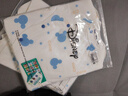 迪士尼嬰兒衣服60g新生幼兒連體衣夾棉滿(mǎn)月寶寶爬爬服百天睡衣春秋冬季 曬單實(shí)拍圖