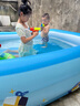 Bestway兒童游泳池寶寶小孩室內(nèi)外家用電動(dòng)充氣史迪仔周邊玩具洗澡戲水池 曬單實(shí)拍圖