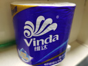 維達(dá)（Vinda）卷紙 藍(lán)色經(jīng)典有芯卷紙4層180克*30卷 加厚 紙巾 整箱 曬單實(shí)拍圖