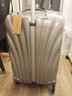 新秀麗（Samsonite）萬(wàn)向輪貝殼箱拉桿箱密碼鎖時(shí)尚行李箱旅行箱單拉桿V22 香檳色 25英寸 曬單實(shí)拍圖
