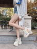 星期六品牌超火老爹鞋女2025秋季新款厚底鞋子時(shí)尚輕便增高運(yùn)動(dòng)休閑女鞋 米白色 SSD1112E23 37 曬單實(shí)拍圖