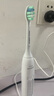 飛利浦（PHILIPS）【肖戰(zhàn)推薦】電動牙刷鉆石3系 七夕情人節(jié)禮物 情侶送男生女友 微泡水流HX5181/01皓月白 國家補貼 曬單實拍圖