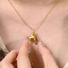 中國黃金馬上有錢(qián)黃金項鏈女款足金吊墜情人節生日禮物送老婆女友2025新款 馬上有錢(qián)足金吊墜+約1.40g足金鏈+七夕禮盒 曬單實(shí)拍圖