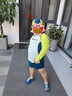 小豬托尼男童泳衣長(cháng)袖防曬耐氯兒童游泳衣分體6-12歲青少年泳衣大童泳衣 曬單實(shí)拍圖
