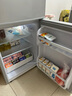 長(zhǎng)城（GREAT WALL FRIDGE）家用迷你小冰箱小型冷凍冷藏保鮮宿舍出租房辦公室節(jié)能省電雙開(kāi)門(mén)電冰箱 銀色108L【一級(jí)能效 全國(guó)聯(lián)?！?曬單實(shí)拍圖