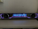 漫步者花再Halo PixelBar深淵字幕歌詞音響電腦桌面音箱 自定義屏幕長(zhǎng)條有線音箱藍(lán)牙6.0RGB燈效 破界黑 曬單實(shí)拍圖