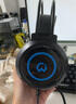 獵獸師頭戴式電腦耳機電競游戲耳麥吃雞聽(tīng)聲辯位USB有線(xiàn)7.1聲道筆記本音樂(lè )手機3.5MM通用帶麥克風(fēng)語(yǔ)音 雅黑色長(cháng)麥發(fā)光雙插【全包耳罩 澎湃音效 萬(wàn)向拾音】 曬單實(shí)拍圖