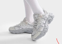 斐樂(lè )（FILA）官方楊冪同款女鞋蕨草鞋2代老爹鞋2025夏季新款透氣休閑鞋運動(dòng)鞋 白中白/亮灰-AB 36.5 曬單實(shí)拍圖