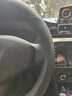 德言汽車方向盤套四季通用夏季透氣防滑吸汗超薄款真皮車把套內(nèi)飾用品 標(biāo)致3008/2008/301/407/207 超薄【圓形】雙色線（不帶車標(biāo)） 曬單實(shí)拍圖