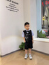羅蒙男童西裝套裝鋼琴演出服主持人新中式國風西服兒童禮服 黑色150 曬單實拍圖
