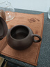 藏壺天下【七夕禮物】宜興紫砂壺純手工紫砂茶具原礦紫茄泥家用泡茶壺扁西 扁西施 240ml 曬單實(shí)拍圖