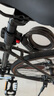 大行（DAHON）自行車鎖五位密碼鎖通用公路車山地車鎖防盜自行車鎖 黑色【帶鎖架】 曬單實(shí)拍圖