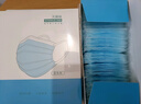 京東京造一次性醫(yī)用外科口罩100只獨立包裝 防塵防花粉防曬面罩藍色  曬單實拍圖