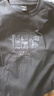 卡賓【字母刺繡】男裝冰絲涼感T恤25夏新款潮流圓領t短袖上衣 曬單實拍圖