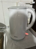 美的（Midea）電熱水壺食品級(jí)316L不銹鋼雙層無縫一體內(nèi)膽防燙燒水壺 1.7L自動(dòng)智能斷電開水壺SH17M301PRO 曬單實(shí)拍圖