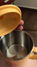 沃德百惠（WORTHBUY）304不銹鋼水杯桌面雙層保溫馬克杯上班族辦公室泡茶杯咖啡杯子 黃 曬單實(shí)拍圖