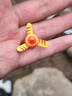 川品社日式小物漂釣鳑鲏馬口石斑微物釣魚漂超靈敏迷你溪流淺水旋轉浮漂 尖翼紅【硬漂身】吃鉛約0.3g 曬單實拍圖