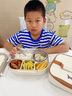 雙槍（Suncha）鈦健康不銹鋼飯盒學(xué)生上班族可微波爐餐盒比316好1.5L配保溫袋 曬單實(shí)拍圖