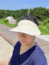 361° 防曬帽遮陽帽夏季戶外跑步女士輕量帽登山防紫外線無痕帽空頂 曬單實拍圖