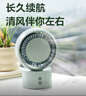 得力（deli）充電搖頭電風(fēng)扇小風(fēng)扇辦公室桌面風(fēng)扇小型迷你便攜usb充電風(fēng)扇宿舍戶外露營臺式搖頭電扇LK107綠 曬單實拍圖