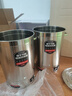 三鼎電熱開水桶開水器商用燒水桶奶茶店家用不銹鋼保溫?zé)崴按笕萘空糁笸胺栏蔁_水器加厚 SD-100L-D 曬單實拍圖