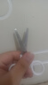ins風(fēng)白色便攜式學(xué)生手工剪刀美工刀高顏值帶保護(hù)套兒童剪刀安全 奶白色安全剪刀1把 曬單實(shí)拍圖