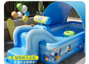 Bestway兒童游泳池寶寶小孩室內(nèi)外家用電動(dòng)充氣史迪仔周邊玩具洗澡戲水池 曬單實(shí)拍圖