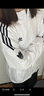 adidas情侶款復(fù)古風(fēng)梭織立領(lǐng)夾克外套男女阿迪達(dá)斯官方三葉草 亮白 L 曬單實(shí)拍圖